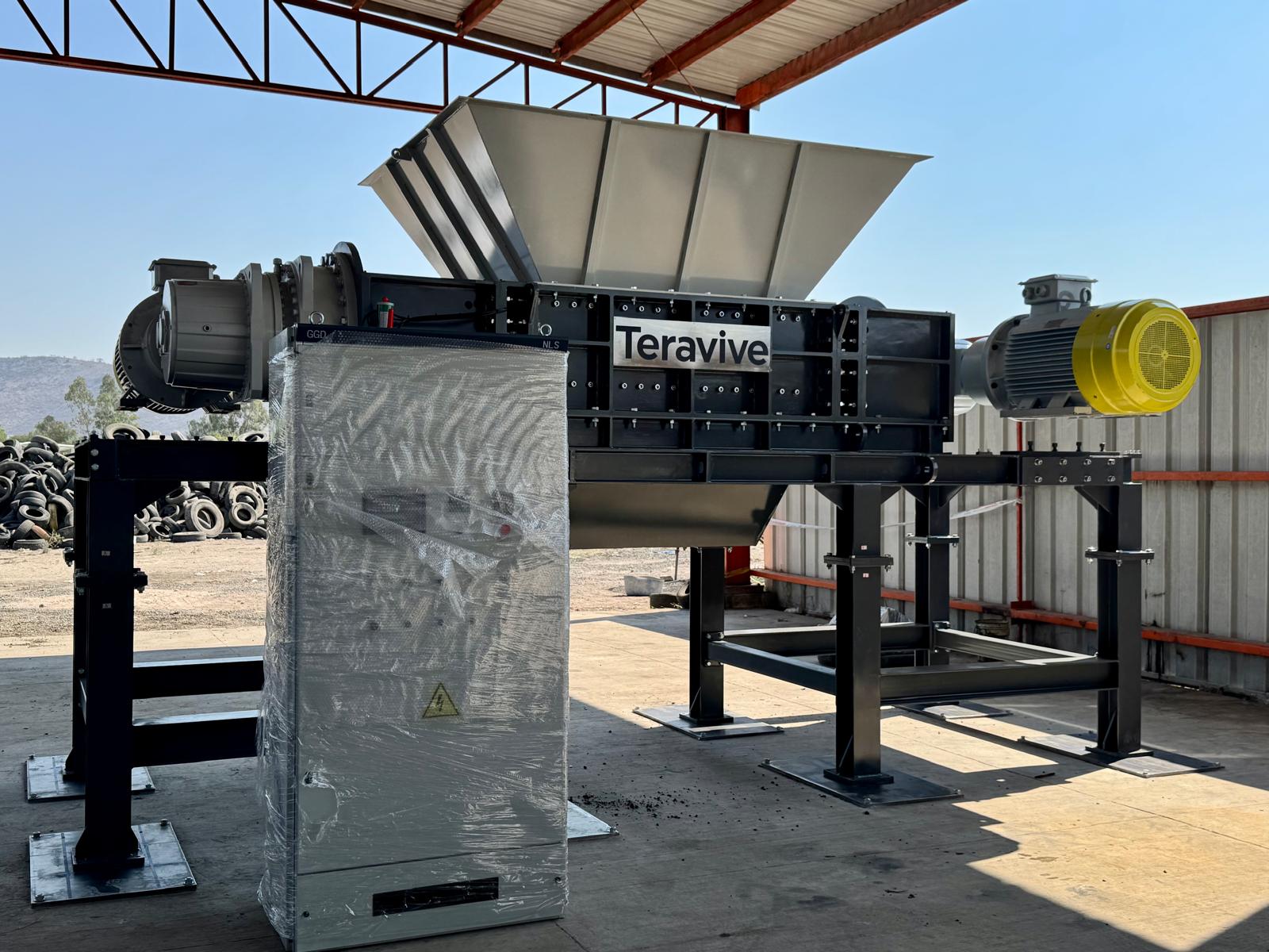 Equipo industrial Teravive instalado