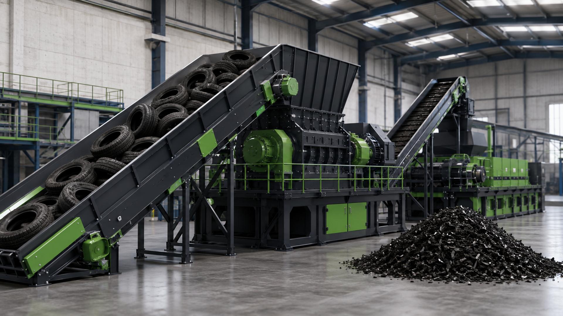 Equipo industrial para trituración
