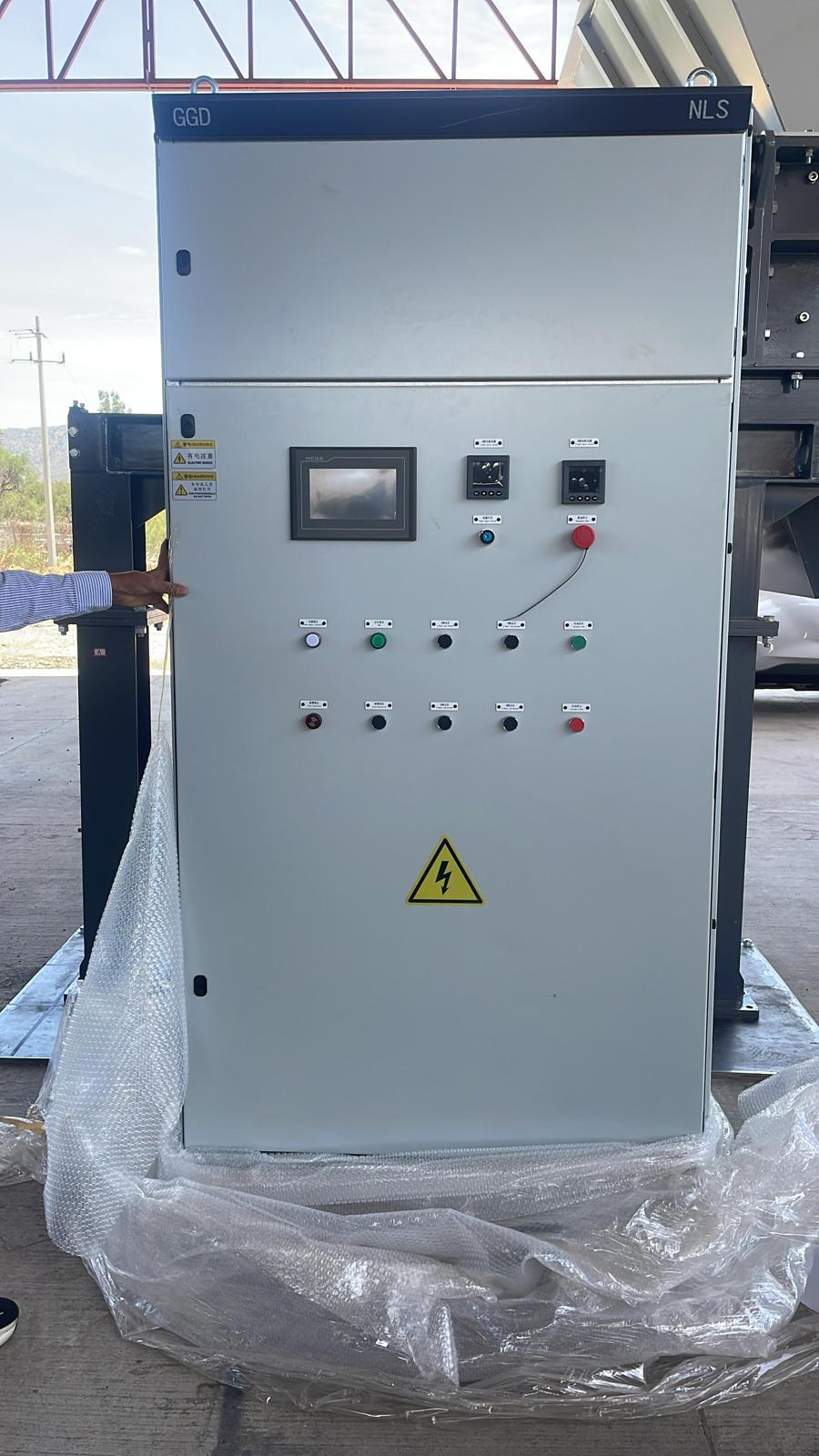 Panel eléctrico de control
